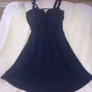 Navy Blue Skater Dress.